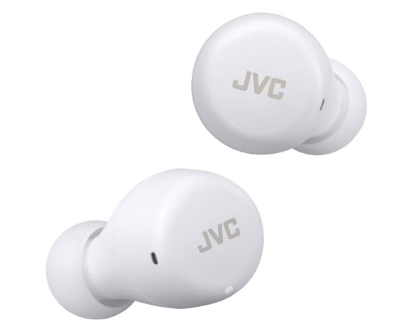JVC HA-A5T - Gumy Mini - True wireless-hodetelefoner med mikrofon - i øret - Bluetooth - kokosnøtthvit