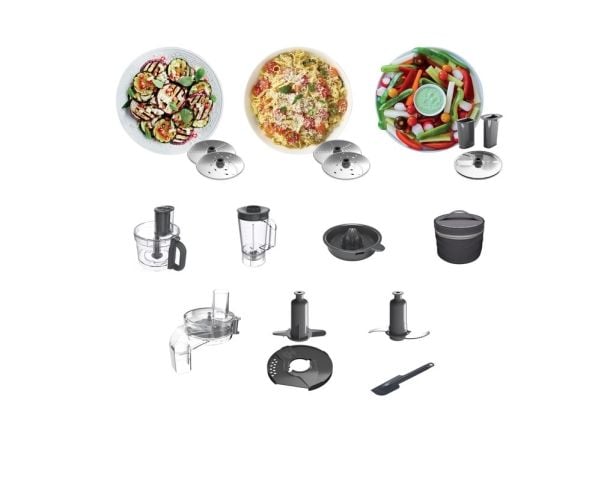 Kenwood Multipro Express FDP65.820SI - Kjøkkenmaskin - 1000 W - sølv