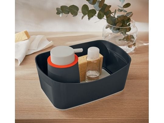 Leitz Cosy - Desinfeksjonsmiddel-/såpedispenser - plastikk, keramisk - fløyelsgrå