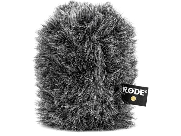 RØDE WS11, Tuulisuoja mikrofonille, Rode, VideoMic NTG, musta, keinonahka, vaahtomuovi, 8,5 cm