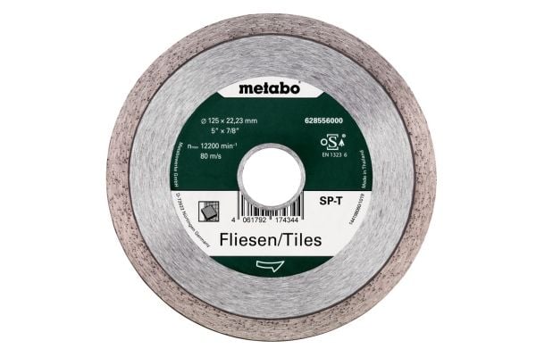 Metabo 628556000, Naturstein, Flis, 12,5 cm, 2,22 cm, 12200 RPM, Metabo, 1 stykker