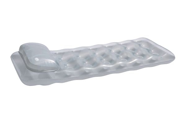 Bestway 43024, Grå, Gjennomsiktig, Flytemadrass, Vinyl, 90 kg, 630 mm, 1750 mm