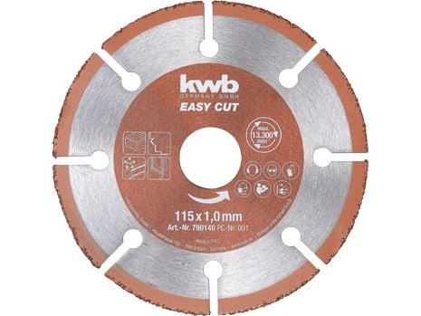 kwb 790140, Kopper, Plast, Tre, 11,5 cm, 2,22 cm, 13000 RPM, 1 stykker