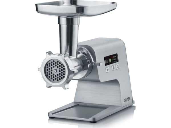 Graef FW 500, 400 W, Sølv, 8 mm, 2,5 kg/min, Rustfritt stål, Aluminium