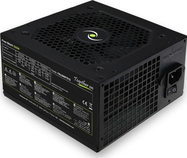 Tecnoware FAL550FS12, 550 W, 180 - 264 V, 47 - 63 Hz, 5 A, 23 A, 30 A