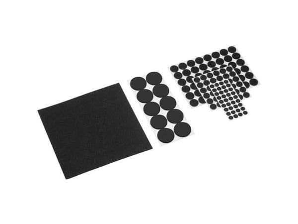 Metafranc WU0281180 filtkuddar självhäftande runda svart 1 set