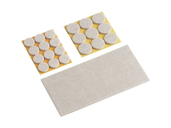 Metafranc WU0644896 Filtskjøter selvklebende, rund/firkantet Beige, 1 sett