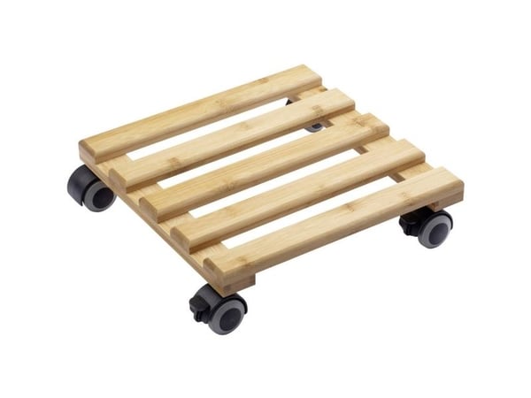Metafranc WU0825340 plantehjul i bambus bæreevne (maks.) 60 kg 300 x 300 x 74 mm antall hjul 4