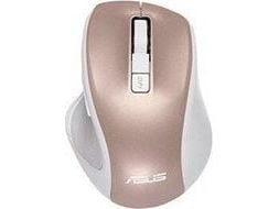 ASUS MW202 - Mus - optisk - 6 knapper - trådløs - 2.4 GHz - USB trådløs mottaker - rosagull