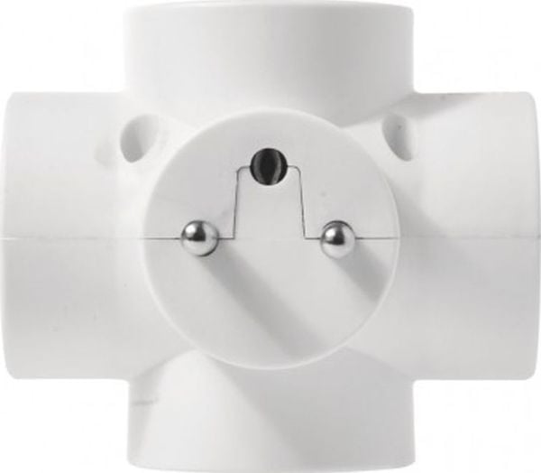Emos P0040, 250 V, 10 A, Hvit, 2300 W, Plast