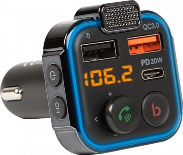 BLOW 74-166#, FM, 87,5 - 108 MHz, LED, Bluetooth, Cigartenner/lighter, 12 - 24 V