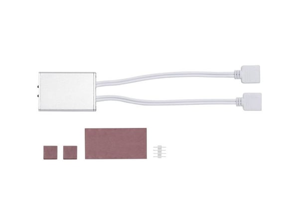 Paulmann 709.16, Belysning, anslutningsdon, Silver, Plast, IP20, II, Rörelsesensor