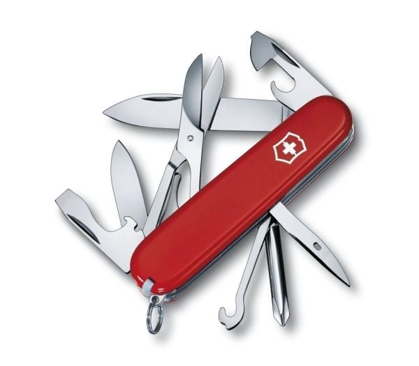 Victorinox Super Tinker, Fällkniv av slipjoint-modell, Kniv med flera verktyg, ABS synthetics, 17 mm, 84 g