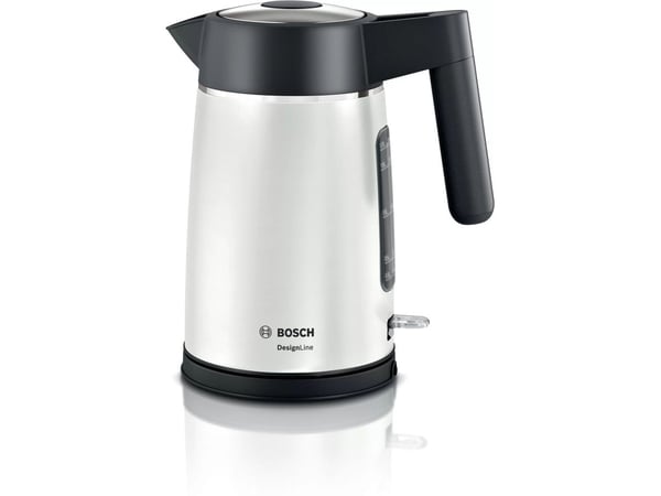 Bosch DesignLine, 1,7 l, 2400 W, Svart, Silver, Vattennivå indikator