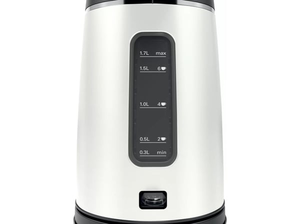 Bosch DesignLine, 1,7 l, 2400 W, Svart, Silver, Vattennivå indikator