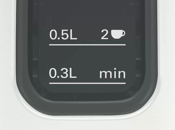 Bosch DesignLine, 1,7 l, 2400 W, Svart, Silver, Vattennivå indikator