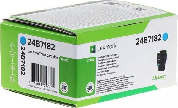 Lexmark 24B7182, 6000 sivua, Syaani, 1 kpl