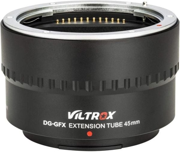 VILTROX DG-GFX 45MM, Fujifilm, Fuji GFX-Mount med-Format Cameras FUJIFILM GFX50S/GFX50R, 1 stykker, Sort, 4,5 cm, 4,5 cm