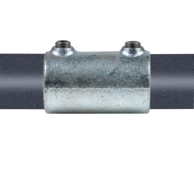 galv. lige samling - Pipe Clamps lige samling 26,9 mm x 3/4''. Galvanisere