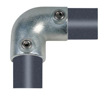 galv. 90 g. bøjning - Pipe Clamps bøjning 26,9 mm x 3/4''. 90 gr. Galv