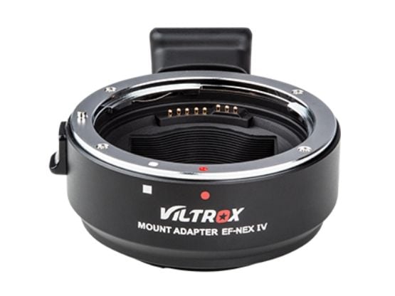 VILTROX EF-NEX IV, Sony E, Canon EF, Sort