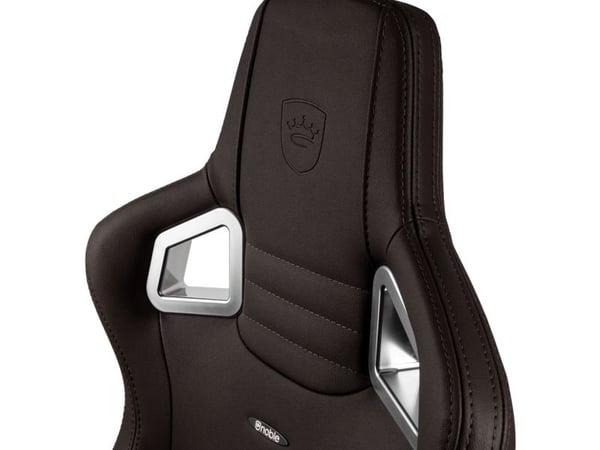 noblechairs Epic, PC-gamingstol, 180 kg, Polstret Sete, Polstret Rygg, Svart, Aluminium