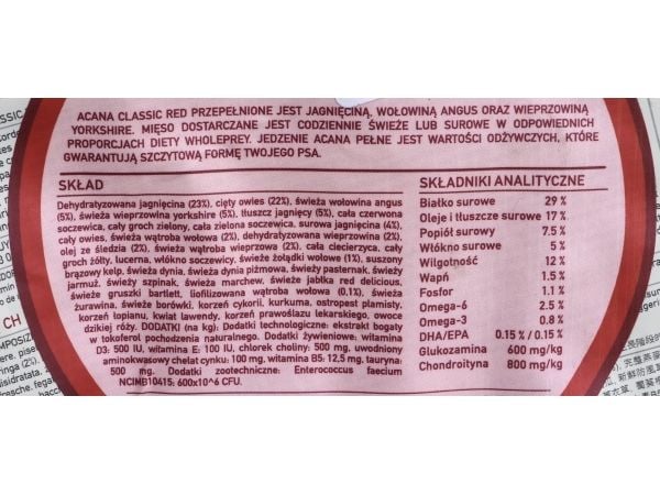 Acana Classic Red 2 kg