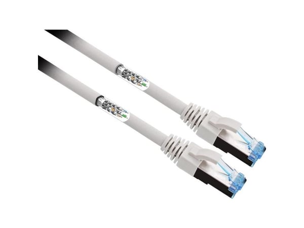 Renkforce RF-4737368, 1 m, Cat6a, S/FTP (S-STP), RJ-45, RJ-45, Hvit