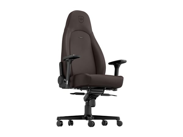 noblechairs Icon, PC-gamingstol, 180 kg, Polstret Sete, Polstret Rygg, Svart, Aluminium