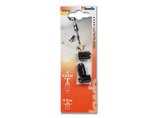 kwb 513050, Drill, Forsenkningsbor, 1,2 cm, 19 mm, Tre, 90°