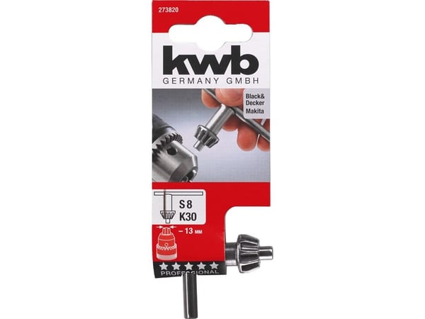 kwb 273820, Chucknyckel, 1 styck, S8