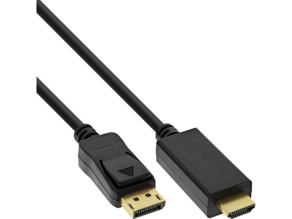 InLine 17185I, 5 m, DisplayPort, HDMI-tyyppi A (vakio), Uros, Uros, 3840 x 2160 pikseliä
