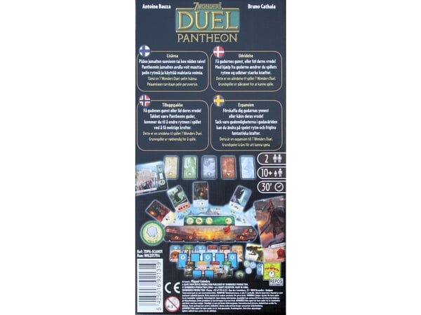 7 Wonders Duel Pantheon-tillegg