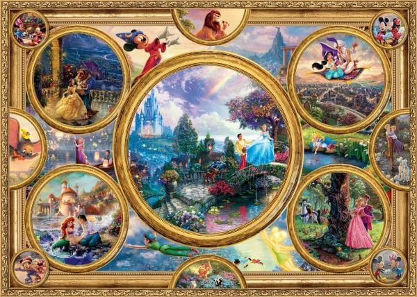 Schmidt Spiele Thomas Kinkade Studios: Disney Dreams Collection, 2000 stykker, Tegneserier