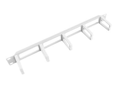 Lanberg Type B - Rackkabelstyringspanel - RAL 7035, grå - 1U - 19"