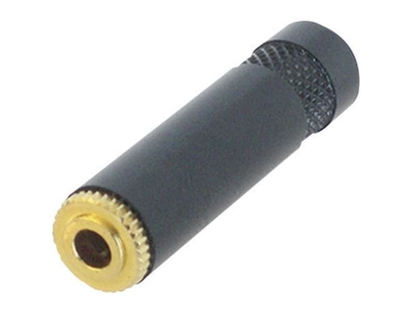 Rean AV NYS240BG Jakkipistoke 3,5 mm Liitäntä, suora Napaluku: 3 Stereo Musta 1 kpl