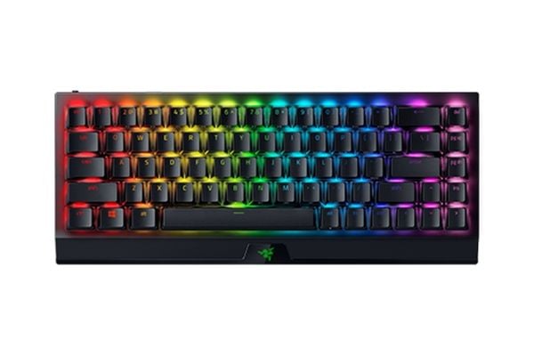 Razer BlackWidow V3 Mini HyperSpeed - Phantom Edition - tastatur - bakgrunnsbelyst - trådløs - USB-C, 2.4 GHz, Bluetooth - QWERTY - USA - tastsvits...