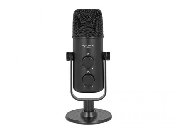 Delock - Mikrofon - USB - sortera