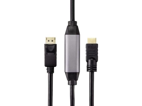 Renkforce DisplayPort / HDMI Adapterkabel DisplayPort-stik, HDMI-A-stik 15.00 m Lajittelu RF-4581872 Displayport-kaapeli