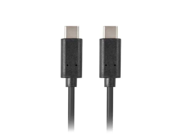 Lanberg - USB-kabel - USB-C (hann) til USB-C (hann) - USB 3.1 Gen1 - 50 cm - svart