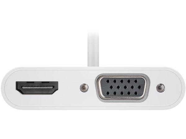 Goobay 52430, Ledning & Trådløs, USB 3.2 Gen 1 (3.1 Gen 1) Type-A + Type-C, Hvit, CE, WEEE, 0 - 45 °C, 15 mm