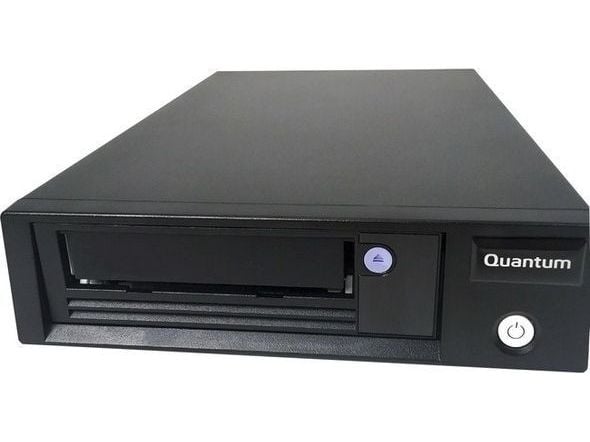 Quantum TC-L82BN-AR, Lagringsstasjon, Tape-kassett, Serial Attached SCSI (SAS), 2.5:1, LTO, Sort
