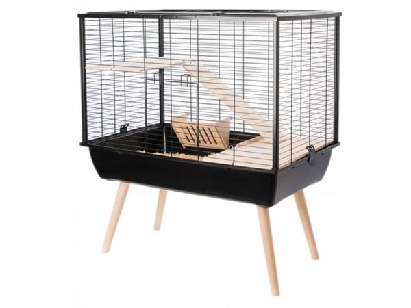 Zolux Cage svart Neo Muki store gnagere H58