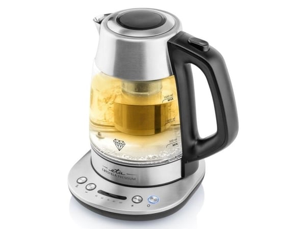 ETA Crystela Premium 9153 90000 - Kjele - 1.5 liter - 2200 W - rustfritt stål / glass