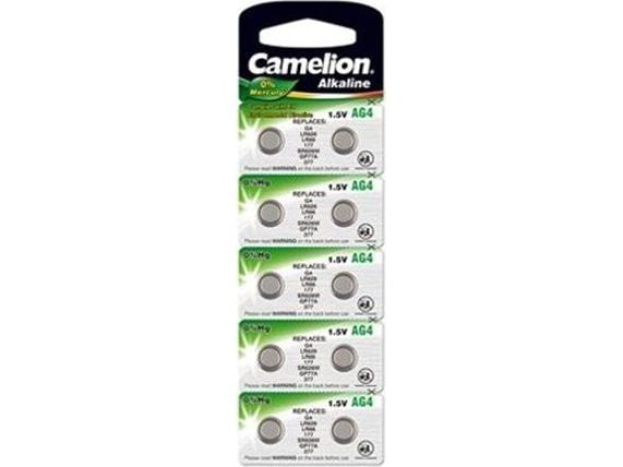 Camelion AG4-BP10 - Batteri 10 x LR66 - Alkalisk - 18 mAh