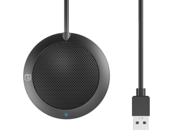 Techly 360° ympärisäteilevä USB 2.0 konferenssimikrofoni
