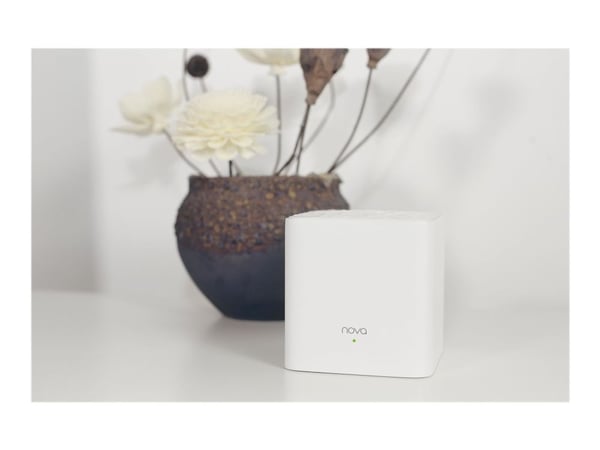 Tenda Nova MW3 - Wi-Fi-system - (2 rutere) - inntil 300 kvm - maske - Wi-Fi 5 - Dobbeltbånd