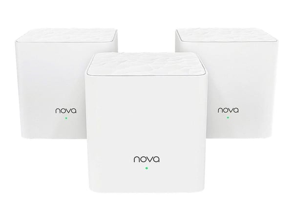 Tenda Nova MW3, Valkoinen, Kannettava reititin, Kaksitaajuus (2,4 GHz/5 GHz), Wi-Fi 5 (802.11ac), 1200 Mbit/s, 802.11a, Wi-Fi 5 (802.11ac), 802.11b...