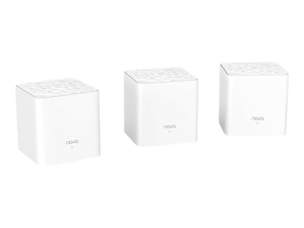 Tenda Nova MW3, Valkoinen, Kannettava reititin, Kaksitaajuus (2,4 GHz/5 GHz), Wi-Fi 5 (802.11ac), 1200 Mbit/s, 802.11a, Wi-Fi 5 (802.11ac), 802.11b...