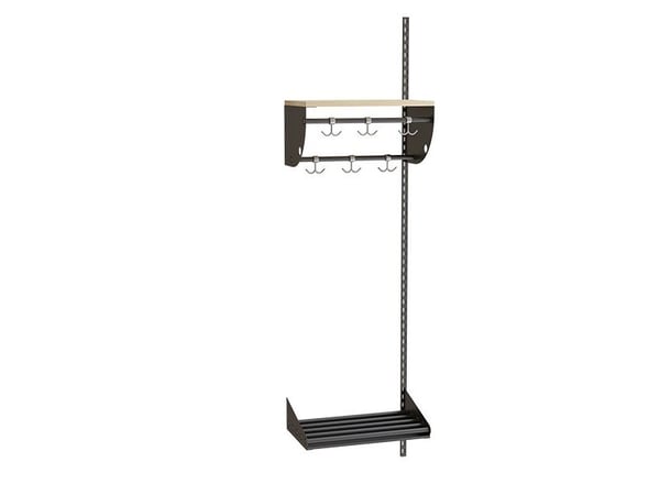 Børne garderobe Adde Kombination A, påbyg, bredde 750 mm 3 pladser